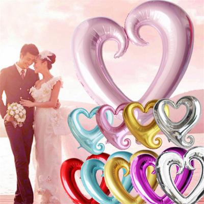 China Foil 18 inch heart foil balloons for birthday wedding engagement party decorations wedding room decor for sale