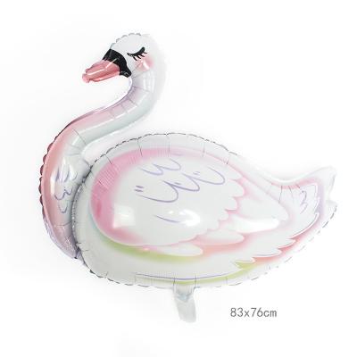 China Wedding Large Swan Decoration Foil Balloon Adult Children Birthday Party Supplies Wedding Engagement Decoration for sale