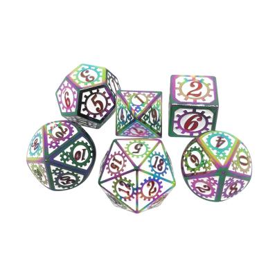 China D4 D6 D8 D10 D12 D20 Plastic Custom Metal Polyhedral Dies Set for sale