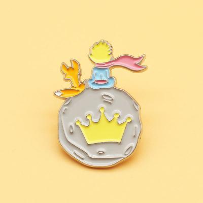 China Europe Brooches The Little Prince Custom Anime Enamel Pin Cartoon Cute Lapel Pin for sale