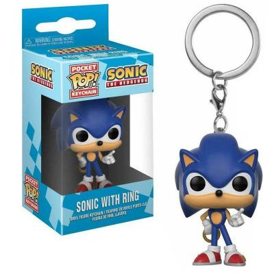 China Wholesale Promotional Decoration/Gift/Souvenir Cartoon Anime Sonic The Hedgehog Sound Key Chain for sale