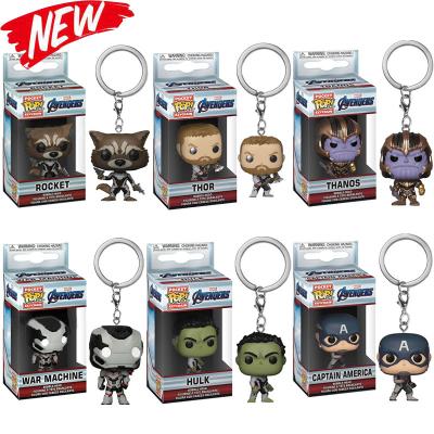 China Wholesale Decoration/Gift/Souvenir Marvel Avenger Characters Thanos Hulk Pocket Pop PVC Key Chain for sale