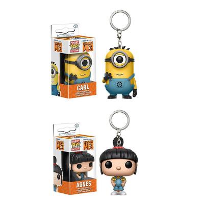 China Wholesale Decoration/Gift/Souvenir Minions Pocket Pop PVC Key Chain for sale