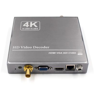 China H.265 H.264 IP to SDI HDMI VGA CVBS Video Streaming Decoder SRT IP Camera Decoder to Decode HTTPS RTSP RTMP UDP M3U8 HLS SRT E1005S-SDI-J for sale