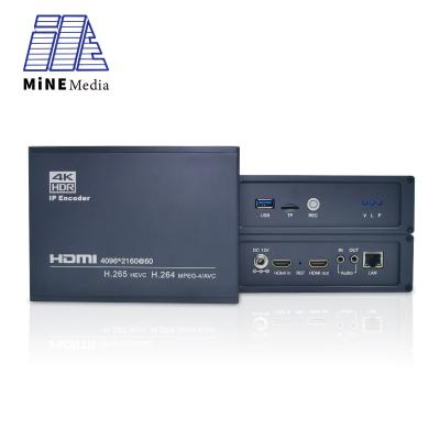 China H265 4k@60fps HDMI to IP IPTV Video Encoder Support RTMP RTSP UDP Protocol with Loop E1026-4K for sale