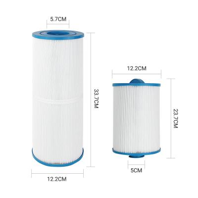 China OEM Item Swimming Pool Filter Cartridge Spa Filter Eco - Friendly Paper Pleated Hot Tub Filter for sale