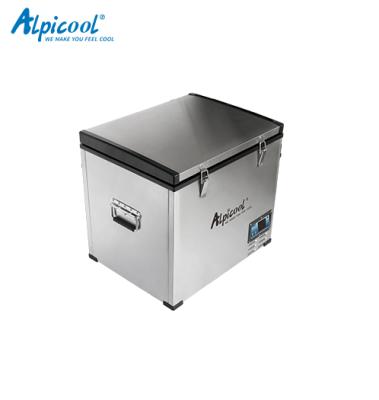 China 3.5 meter DC power cable included Alpicool single cooling type 100 liter zone cooling compressor refrigerator for sale