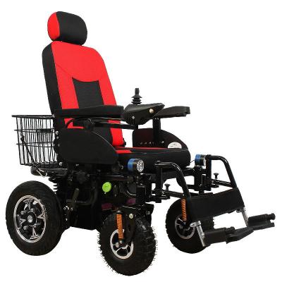 China 24V40AH Lithium Steel Older Disabled Wheelchair Sillas De Ruedas Electrica Battery Powered Disabled Electric Wheelchair for sale