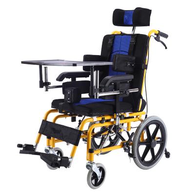 China Factory Direct Selling Wheelchairs Children Steel Folding Cerebral Palsy Children's Wheelchair On Sale for sale