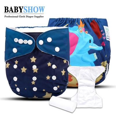 China 0 to 3 Years Urine Pants PUL Print Cloth Newborn Diapers Insert Row Breakage Diapers/nappy+nappy 0 to 3 for sale