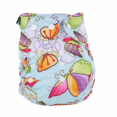 China Baby Show Diapers Single Row Soft Breathable PUL Cloth Diaper Suede Cloth Printed Breathable Liner for sale