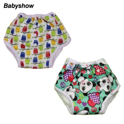 China Baby Pants Baby Cloth Diaper PUL Fiber Kids Training Printed Waterproof Bamboo Briefs for sale