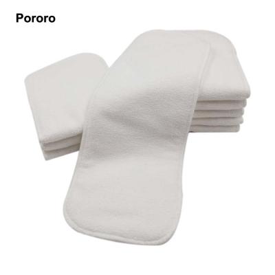 China Wholesale Microfiber Diaper Insert Baby Plain Weave Pad for sale