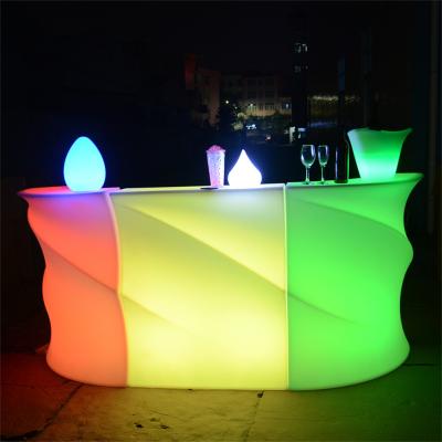 China modern glow wedding party event decoration chairs and tables led bar furniture sofa set led bar counter for sale