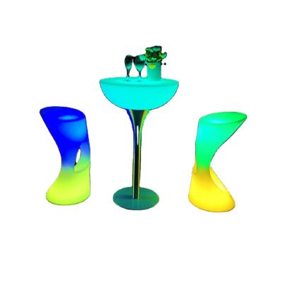 China modern led setter table / led bar table buy led console table luminaria for sale