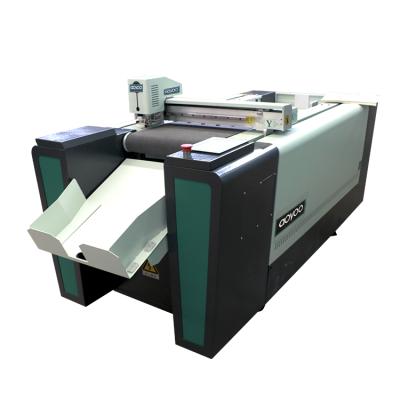 China aoyoo 6040 600*400mm pitch computerized paper cutter carton slitter carton for sale