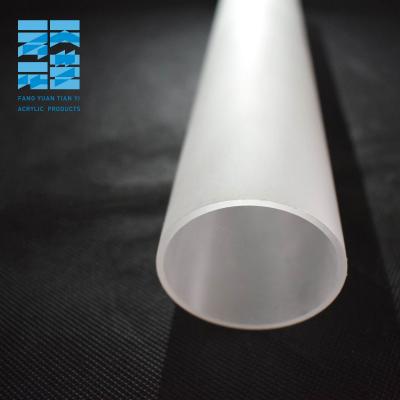 China FYTY Wholesale High Quality PMMA Frosted Acrylic Tube for sale