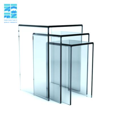 China Unique Designed Custom Acrylic Coffee Table Perspex Tower Side Table - Large for sale