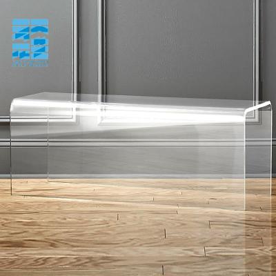 China Eco-friendly modern clear transparent acrylic bench for sale