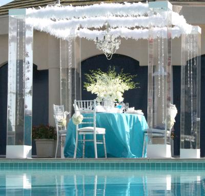 China Wedding Chuppah Clear Acrylic Chuppah Huppah and Wedding Canopy Mandap Acrylic Chuppah Canopy for sale