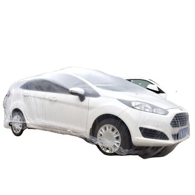 China Water Resistant Plastic Car Cover For Rain Protection for sale