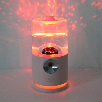 China Car Free Sample Factory Directly Supply 3 in 1 Night Starry Light Humidifier LED Jet Spotlight Air Diffuser for sale