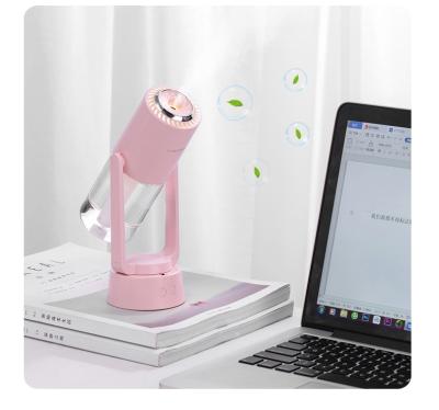 China Customizable 230Ml Rotating Negative Ion Air Wireless Rechargeable Humidifier Mini Portable USB Night Car Colorful Light Projection for sale