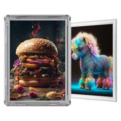 China CYDISPLAY B2 30mm Aluminum Alloy Photo Frame Durable Front Loading Poster Frames Display Instant Poster Frame for sale