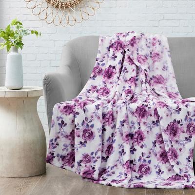 China Wholesale Anti-static High Quality Soft Flannel Throw Blanket Blanket Throws for sale