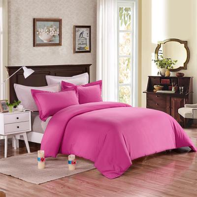 China PORTABLE Wholesale High Quality Bright Color Duvet Cover Set King Size For Home Hotel for sale