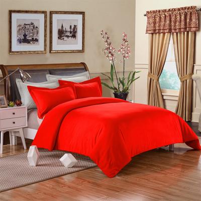 China China Wholesale PORTABLE Design Red Luxury Duvet Cover Set Hotels Choice Bedding for sale