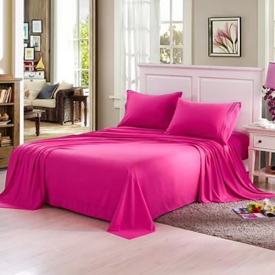 China Good Quality PORTABLE Luxury Bed Sheet Set 100% Polyester Microfiber Sheet Set Sheet Set for sale