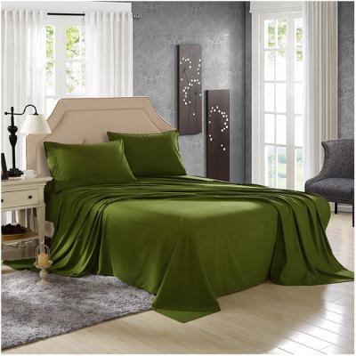 China PORTABLE Wholesale High Quality Sheet Set King Size Lightweight Easy Care Microfiber Sheet Set for sale