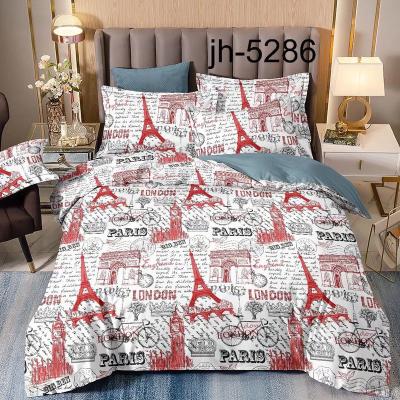 China PORTABLE Wholesale High Quality Custom Printed Sheet Set Luxury Bed Sheets Set Microfiber for sale