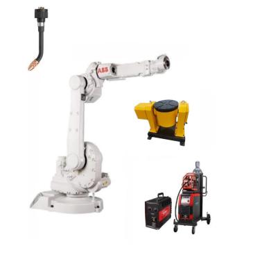 China ABB Welding Robot IRB 1660ID-4/1.55  Industrial 6Axis Robot Arm With Megmeet Welding Power And Positioner for sale