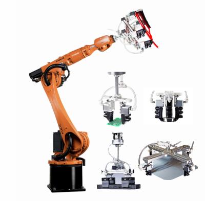 Chine KUKA manipulant la commande numérique par ordinateur de robot d'axe du bras KR16 R1610-2 6 de robot pour la manipulation matérielle avec CNGBS a adapté la pince aux besoins du client à vendre