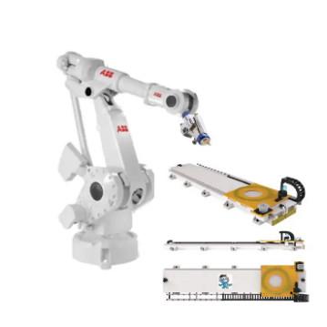 China ABB IRB4400 Achse Cnc-Roboter-Arm des Industrieroboter-Arm-6 mit linearem Verfolger und Roboterabdeckung zu verkaufen