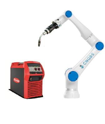 China 590mm Reach Welding Industrial Robots CNGBS-G03 with Megmeet Welding Torch for sale