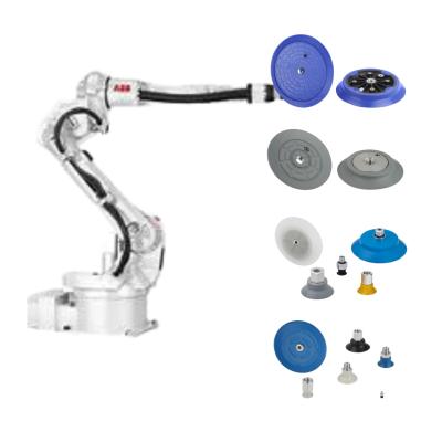 Chine 6 axes Charge utile 20 kg atteindre 1650 mm ABB IRB 2600 bras robot avec Schmalz aspirateurs sous vide comme robot de manutention à vendre