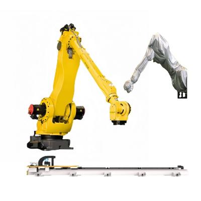 China FANUC Versatile M-410iB/140H 5 Axis Industrial  Robot Arm On Palletising And Handling With Robot Protective Cover for sale