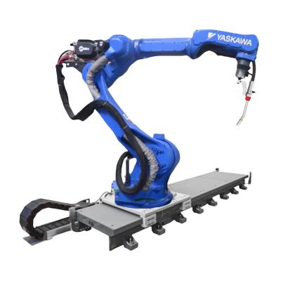 China Payload 12kg Reach 2010mm Industrial Arc Welding Robot 6 Axis Yaskawa AR2010 And Robot Welding Gun Spot Supplier for sale