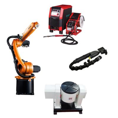 China Kuka Robot Arm KR 10 R1420 With CNGBS Welding Positioner And Megmeet Welder For Robotic Welding Solutions for sale