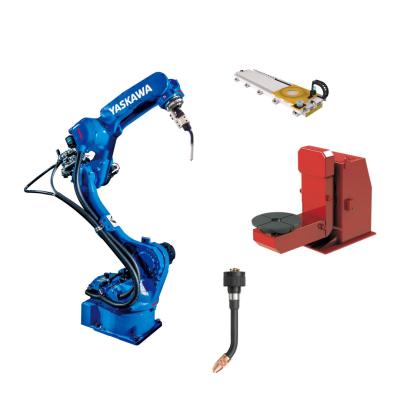 China Yaskawa AR1440 6 Axis Welding Machine robotic Arm Manipulator With CNGBS Positioner And Binzel Welding Gun The Perfect Partner for Your Welding Projects for sale