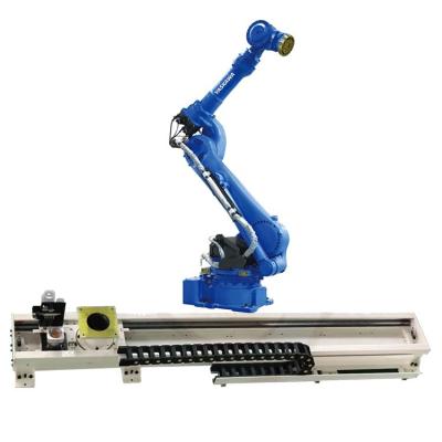 China Yaskawa GP225 Handling Robotic Arm 6 Axis With CNGBS Robot Guide Rail For Product Picking Robot for sale