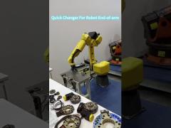 Robot quick changers in robot end-of-arm