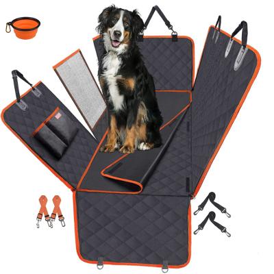 China New Pet Rear Seat Cover Waterproof Anti-dirty Mat Amazone Car Dog Row Pet Mat Pet Mat Dog Car Model Back Seat Cover for sale