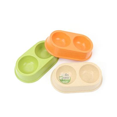 China Sustainable New Design Top Selling Fashion Double Eating Dog Bowl For Pets Drinking And Eating With Multiple Sizes for sale