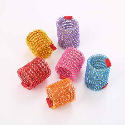 China Multicolor Fun Spring Cat Toy Stocked Interactive Plastic Woven Pet Toys For Cats for sale