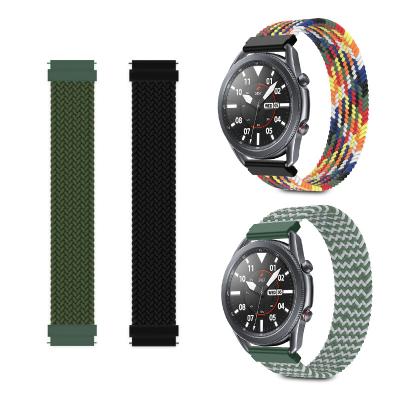 China Apparel Accessories For Samsung Galaxy 42mm 46mm Speed ​​S3 Huami Amazfit Bip Huawei GT 2 20mm Buckle Nylon Watch Band 22mm for sale