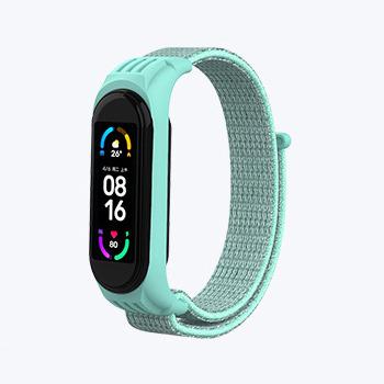 China MI Band 4 Bezel Smart Watch Apparel Accessories Nylon Sport 5 6 Buckle Strap Chain For Fitness Smartwatch Wristband My Xiaomi MI Band 3 4 5 6 for sale